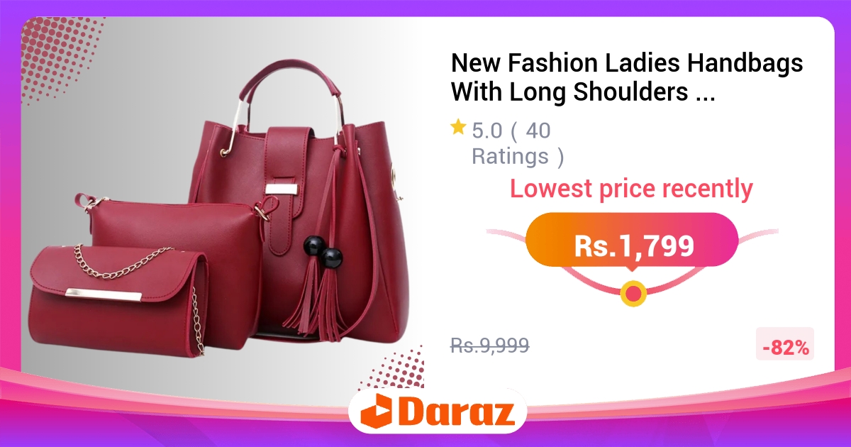New Fashion Ladies Handbag Crossbody Shoulder Bag 2024