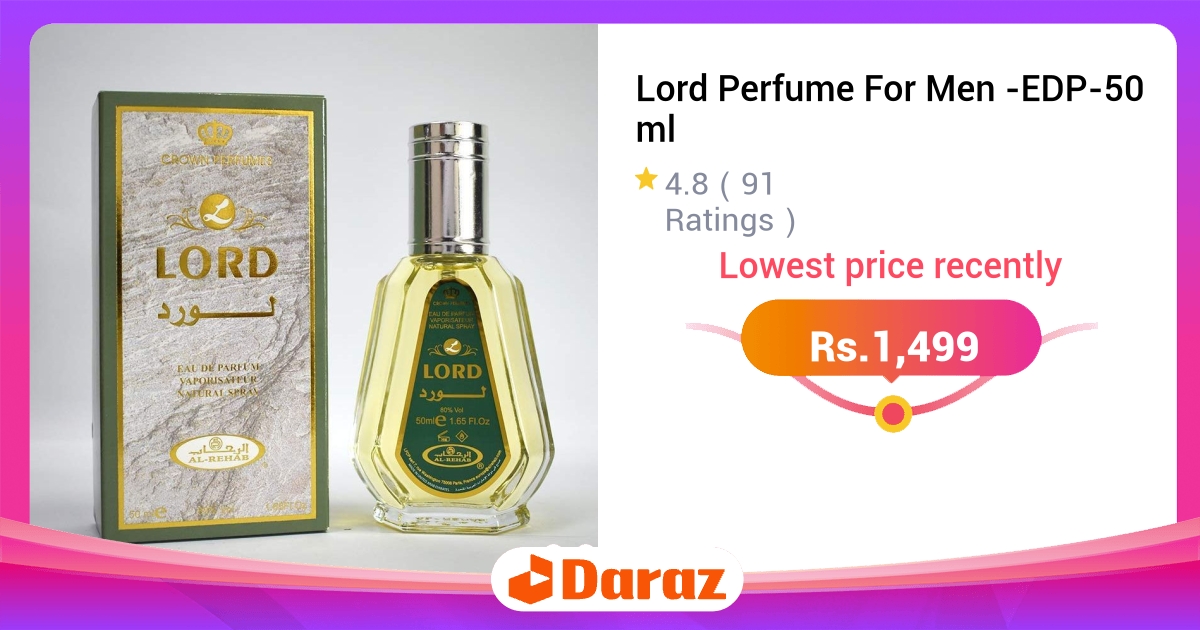Lord Perfume For Men EDP 50ml - Premium Long Lasting Fragrance