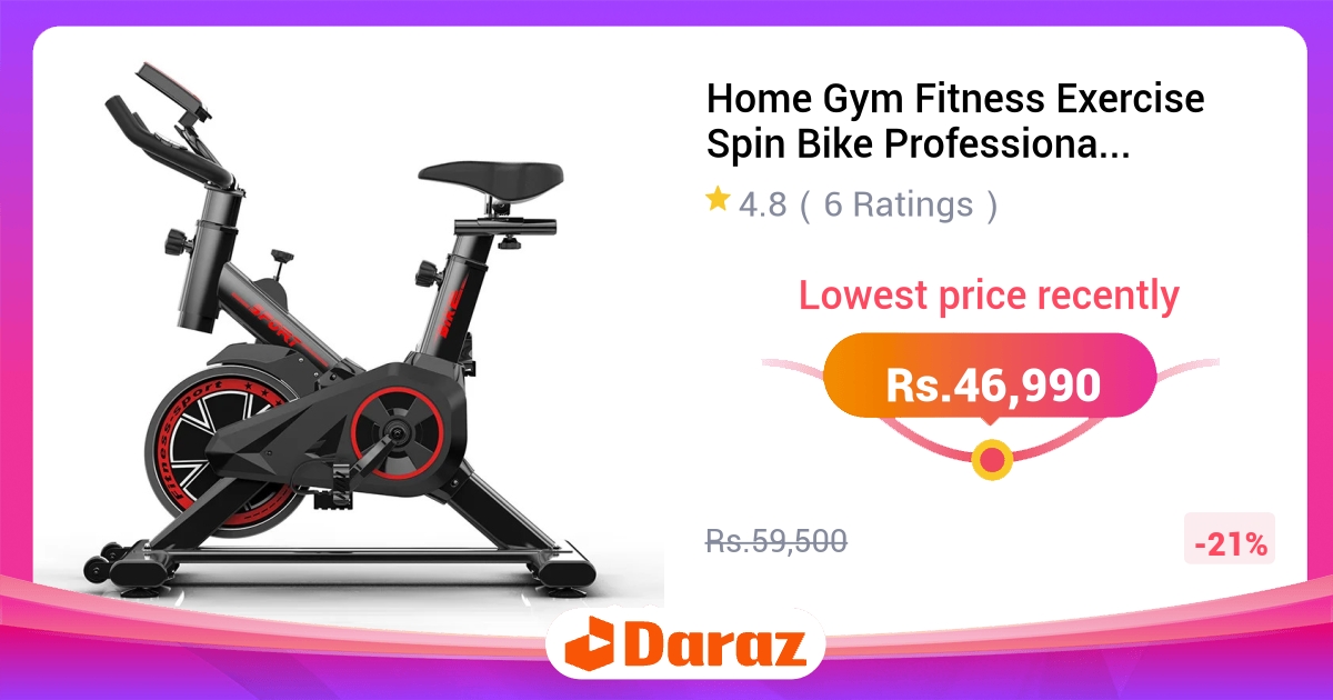 Home Gym Fitness Exercise Spin Bike - Professional Indoor Cycling