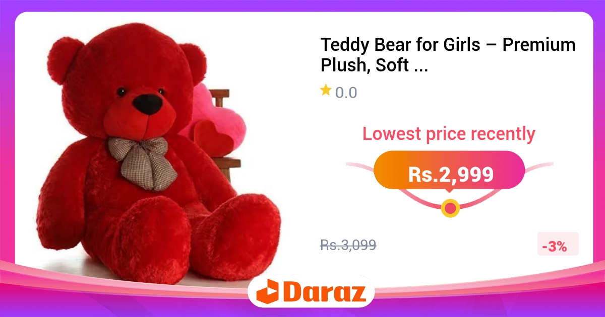 Teddy Bear 18 inch Premium Plush Soft Washable