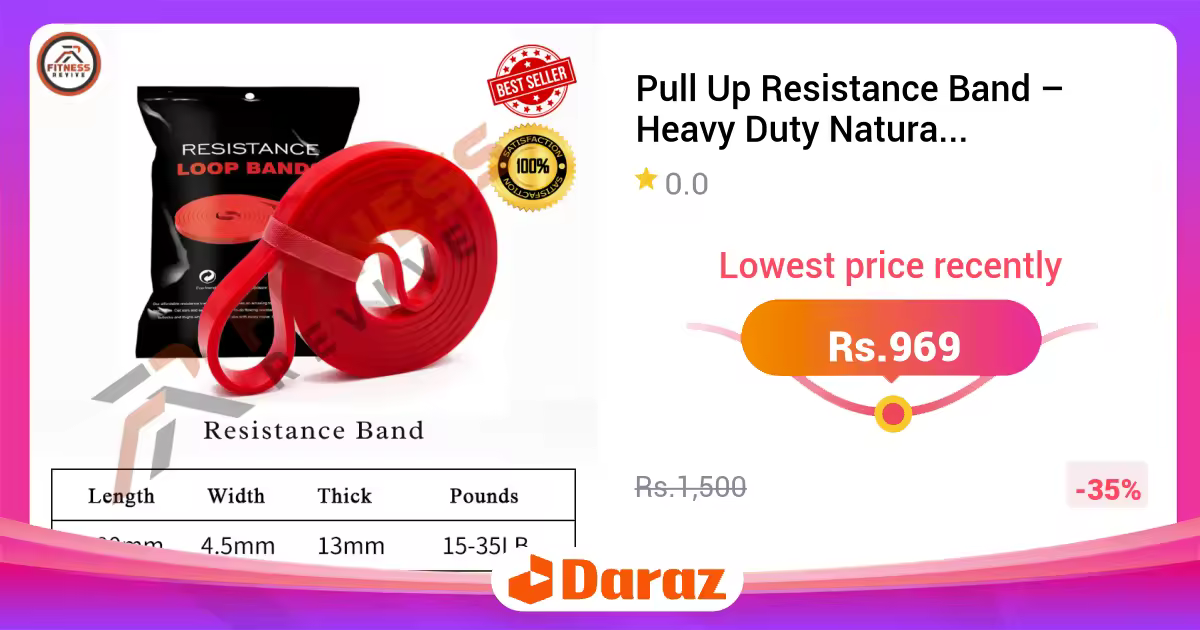 Pull Up Resistance Band Heavy Duty Natural Latex Loop Exercise Band for Strength Training Calisthenics Home Gym Anti-Snap Assisted Pull Ups