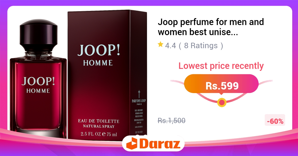 Joop Perfume Unisex 100ml - Long Lasting Premium Luxury Fragrance for Men & Women