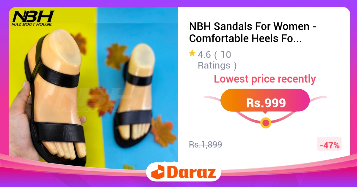NBH Comfortable Heels Fancy Chappal for Girls