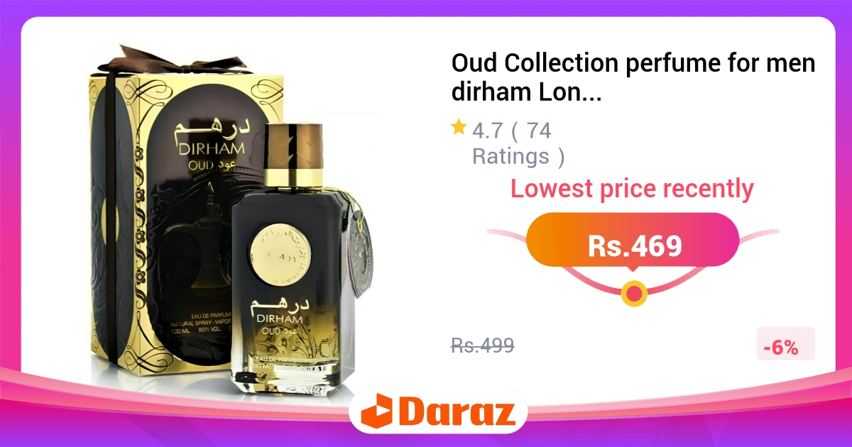 Oud Collection Perfume for Men 100ml - Long Lasting Arabic Oud Fragrance, Best Gift