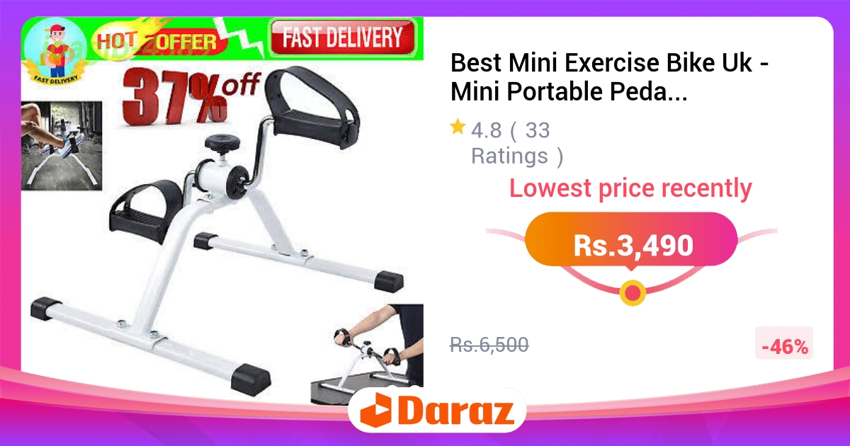 Best Mini Exercise Bike UK - Portable Pedal Cycle Exerciser