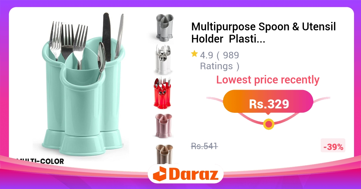Multipurpose Spoon Utensil Holder Drain Box